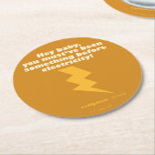 Caddyshack | Hey Baby, du musst etwas gewesen sein Runder Pappuntersetzer (Angewinkelt)