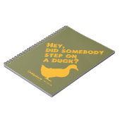 Caddyshack | Hey, ist jemand auf eine Ente getrete Notizblock (Linke Seite)