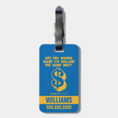 Caddyshack | Hey, willst du 14 Dollar für den hart Gepäckanhänger (Rückseite vertikal)