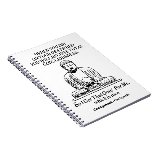 Caddyshack I Got That Going For Me Notizblock (Rechte Seite)