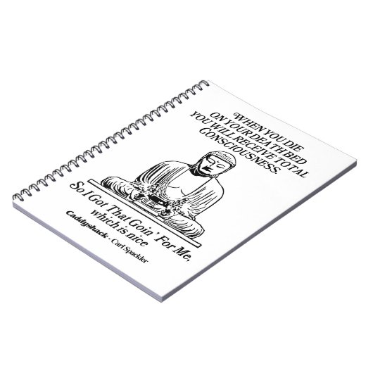 Caddyshack I Got That Going For Me Notizblock (Linke Seite)