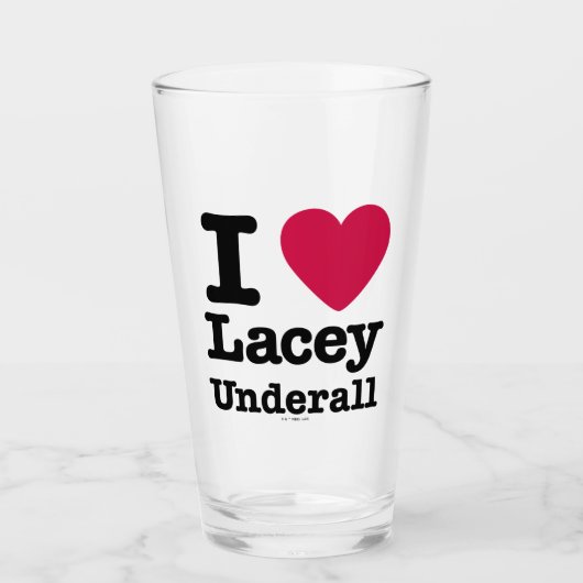Caddyshack | I Liebe Lacey Underall Glas (Vorderseite)