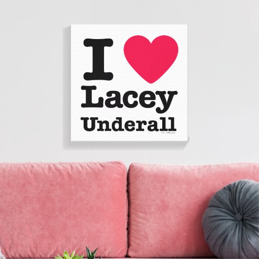 Caddyshack | I Liebe Lacey Underall Leinwanddruck (Insitu (Wohnzimmer))