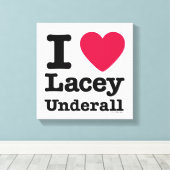 Caddyshack | I Liebe Lacey Underall Leinwanddruck (Insitu (Holzboden))