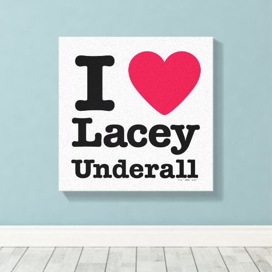 Caddyshack | I Liebe Lacey Underall Leinwanddruck (Insitu (Holzboden))