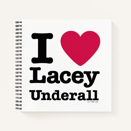 Caddyshack | I Liebe Lacey Underall Notizblock (Vorderseite)