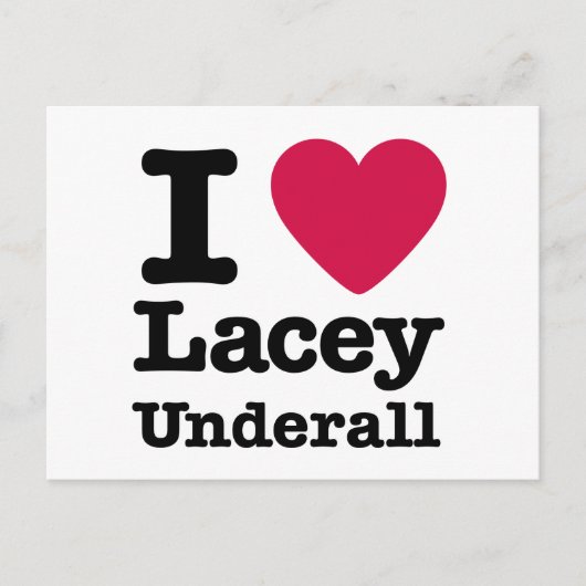 Caddyshack | I Liebe Lacey Underall Postkarte (Vorderseite)