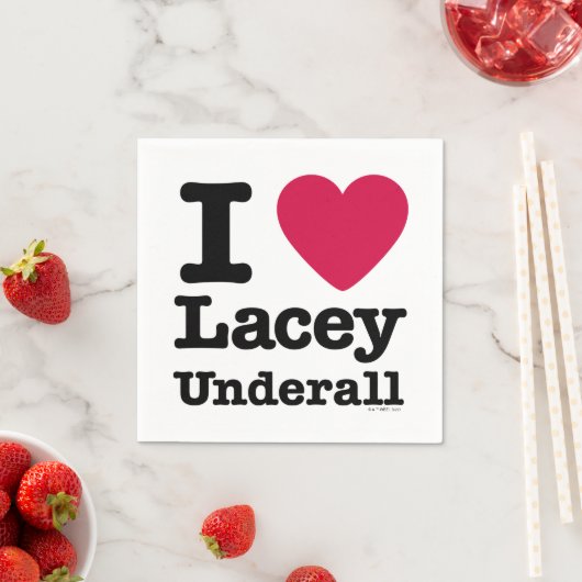 Caddyshack | I Liebe Lacey Underall Serviette (Beispiel)
