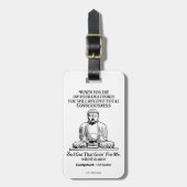 Caddyshack ich Got, dass für mich Gepäckanhänger (Vorderseite vertikal)