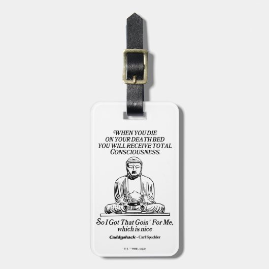 Caddyshack ich Got, dass für mich Gepäckanhänger (Vorderseite vertikal)
