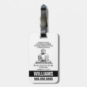 Caddyshack ich Got, dass für mich Gepäckanhänger (Rückseite vertikal)