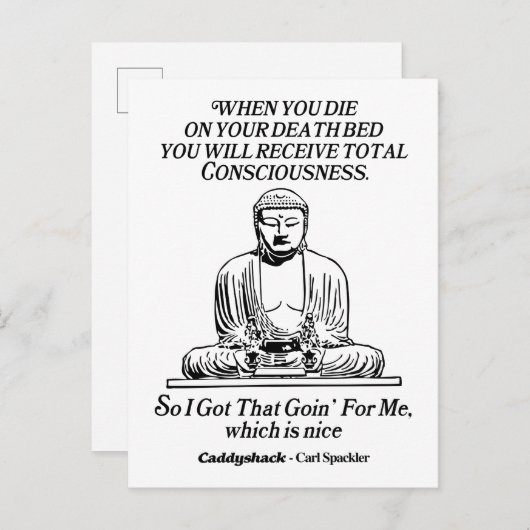 Caddyshack ich Got, dass für mich Postkarte (Vorne/Hinten)
