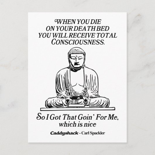 Caddyshack ich Got, dass für mich Postkarte (Vorderseite)