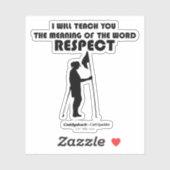 Caddyshack | Ich werde Ihnen die Bedeutung des W b Aufkleber (Blatt)