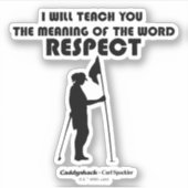 Caddyshack | Ich werde Ihnen die Bedeutung des W b Aufkleber (Vorderseite)