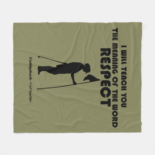 Caddyshack | Ich werde Ihnen die Bedeutung des W b Fleecedecke (Vorderseite (Horizontal))