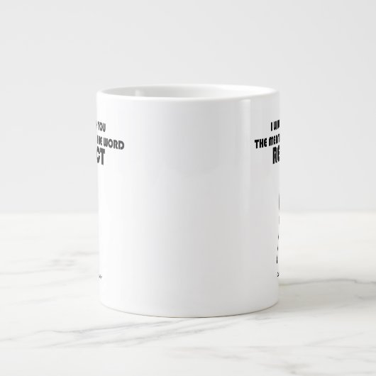 Caddyshack | Ich werde Ihnen die Bedeutung des W b Jumbo-Tasse (Vorderseite)