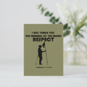 Caddyshack | Ich werde Ihnen die Bedeutung des W b Postkarte (Stehend Vorderseite)