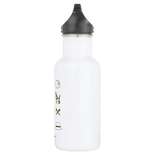 Caddyshack-Icons Edelstahlflasche (Rechts)