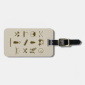 Caddyshack-Icons Gepäckanhänger (Vorderseite horizontal)