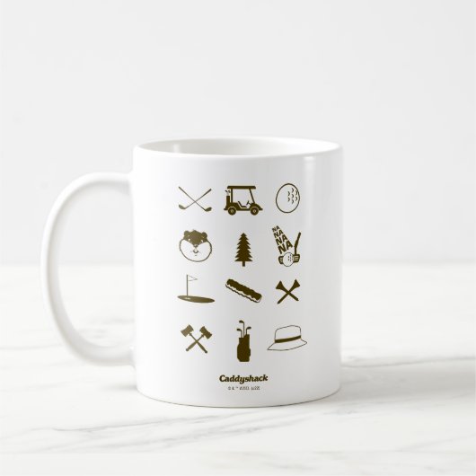 Caddyshack-Icons Kaffeetasse (Links)