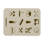 Caddyshack-Icons Magnet (Horizontal)