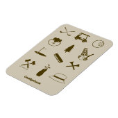 Caddyshack-Icons Magnet (Linke Seite)