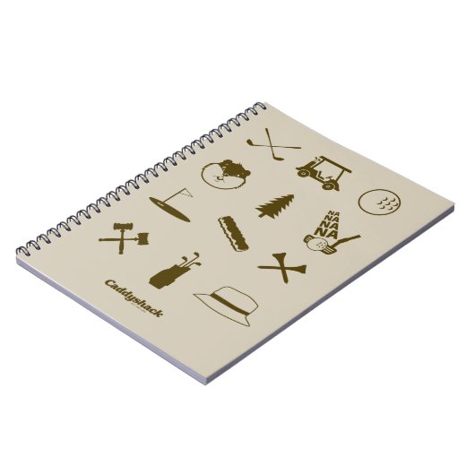 Caddyshack-Icons Notizblock (Linke Seite)