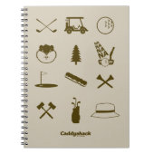 Caddyshack-Icons Notizblock (Vorderseite)
