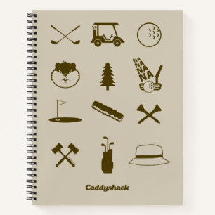 Caddyshack-Icons Notizblock