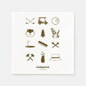 Caddyshack-Icons Serviette (Vorderseite)