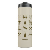 Caddyshack-Icons Thermosbecher (Vorderseite)