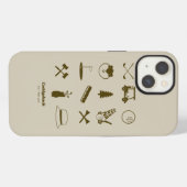 Caddyshack-Ikonen iPhone Hülle (Rückseite (Horizontal))
