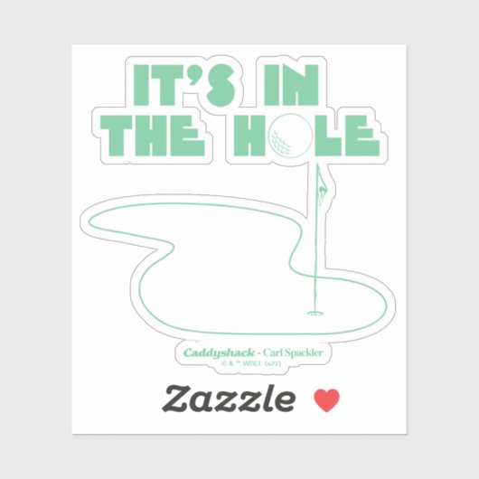 Caddyshack | It's In The Hole Aufkleber (Blatt)