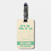 Caddyshack | It's In The Hole Gepäckanhänger (Rückseite vertikal)