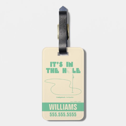 Caddyshack | It's In The Hole Gepäckanhänger (Rückseite vertikal)