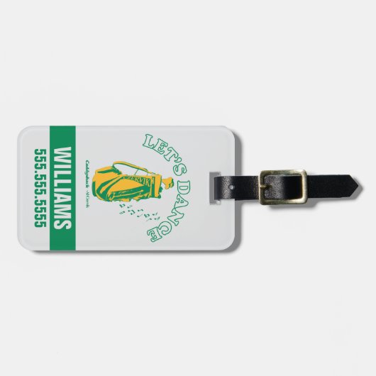 Caddyshack | Lasst uns tanzen Gepäckanhänger (Vorderseite horizontal)