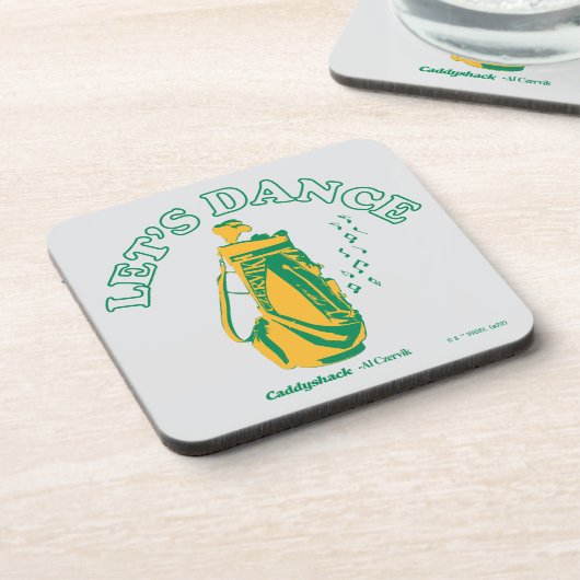 Caddyshack | Lasst uns tanzen Getränkeuntersetzer (Linke Seite)