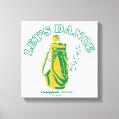 Caddyshack | Lasst uns tanzen Leinwanddruck (Vorderseite)