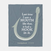 Caddyshack | Letztes Mal sah ich so einen Mund Fleecedecke (Vorderseite)