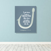 Caddyshack | Letztes Mal sah ich so einen Mund Leinwanddruck (Insitu (Holzboden))