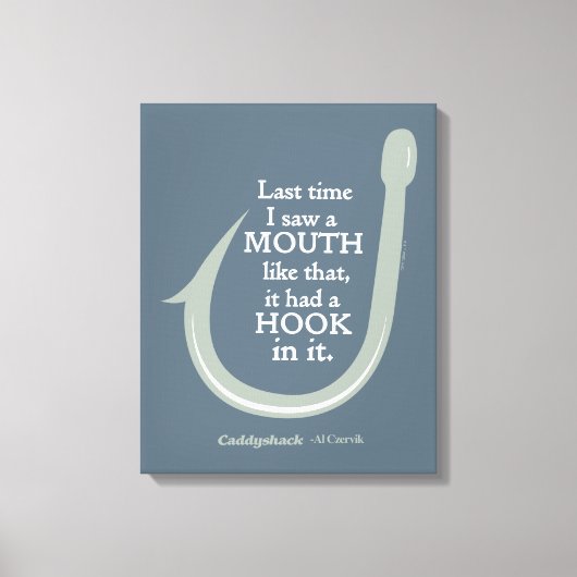 Caddyshack | Letztes Mal sah ich so einen Mund Leinwanddruck (Vorderseite)