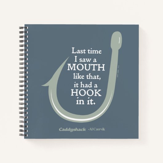 Caddyshack | Letztes Mal sah ich so einen Mund Notizblock (Vorderseite)