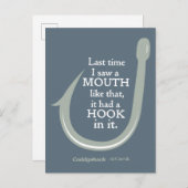 Caddyshack | Letztes Mal sah ich so einen Mund Postkarte (Vorne/Hinten)