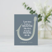 Caddyshack | Letztes Mal sah ich so einen Mund Postkarte (Stehend Vorderseite)