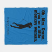 Caddyshack | Oh Mrs. Crane Fleecedecke (Vorderseite (Horizontal))