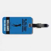 Caddyshack | Oh Mrs. Crane Gepäckanhänger (Rückseite horizontal)