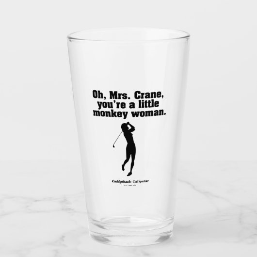 Caddyshack | Oh Mrs. Crane Glas (Vorderseite)