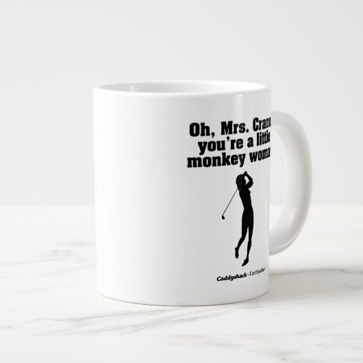 Caddyshack | Oh Mrs. Crane Jumbo-Tasse (Vorderseite Rechts)