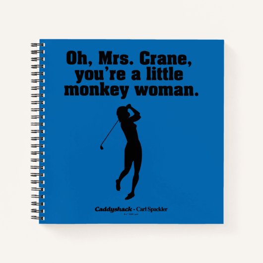 Caddyshack | Oh Mrs. Crane Notizblock (Vorderseite)